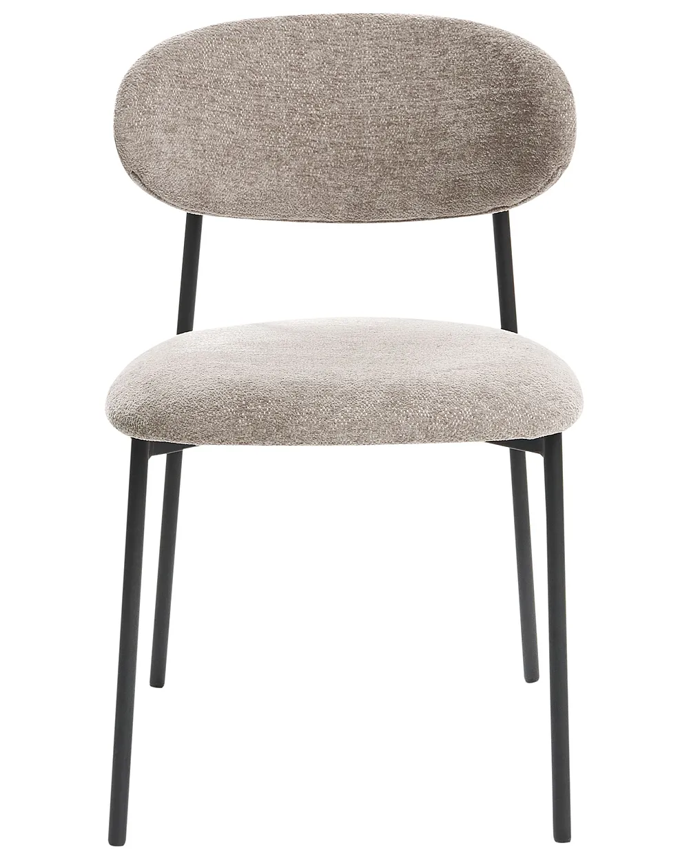 Ruokatuolisetti 2 kpl COWLEY Chenille Ruskeanharmaa_1040062