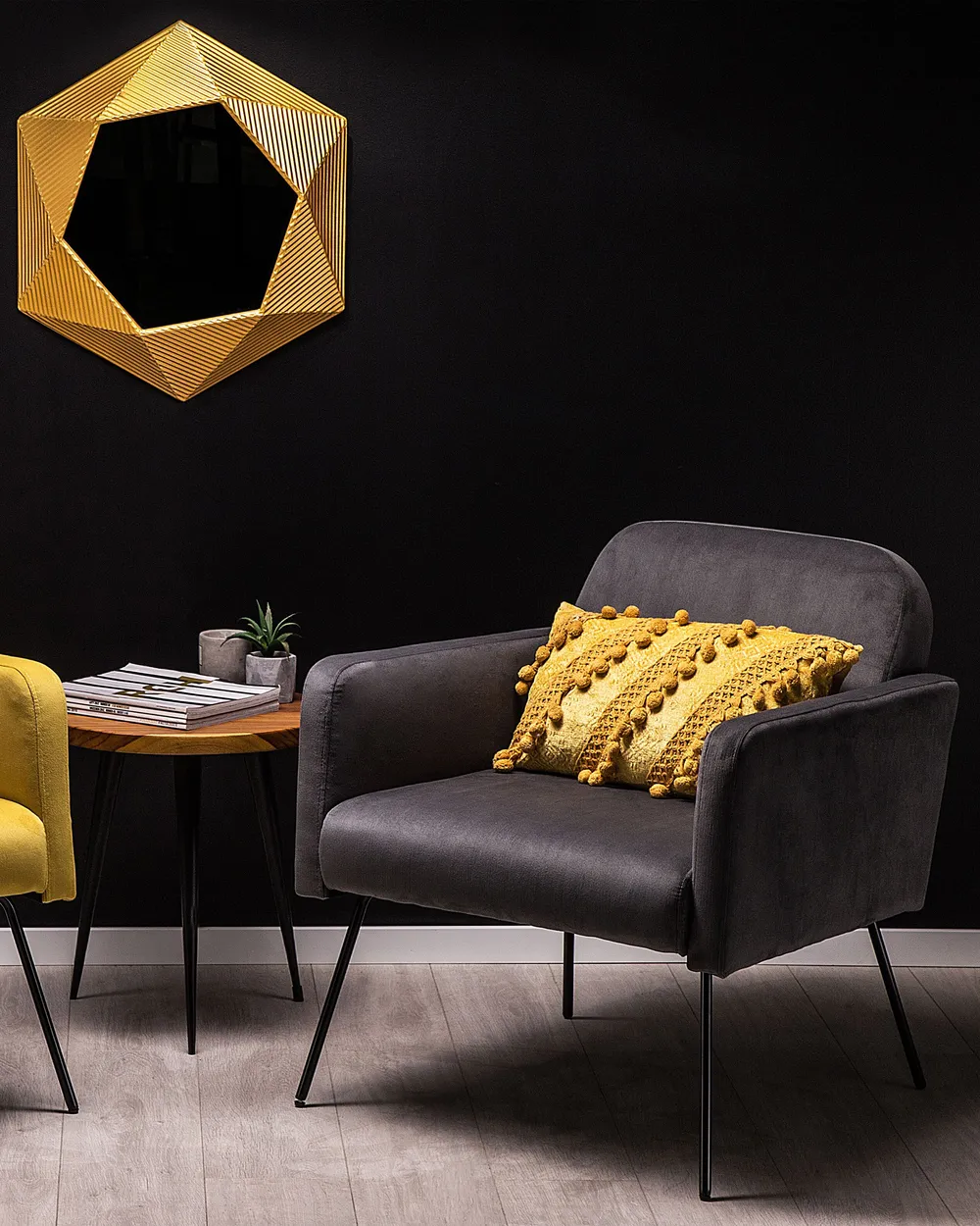 Armchair NARKEN Velvet Grey