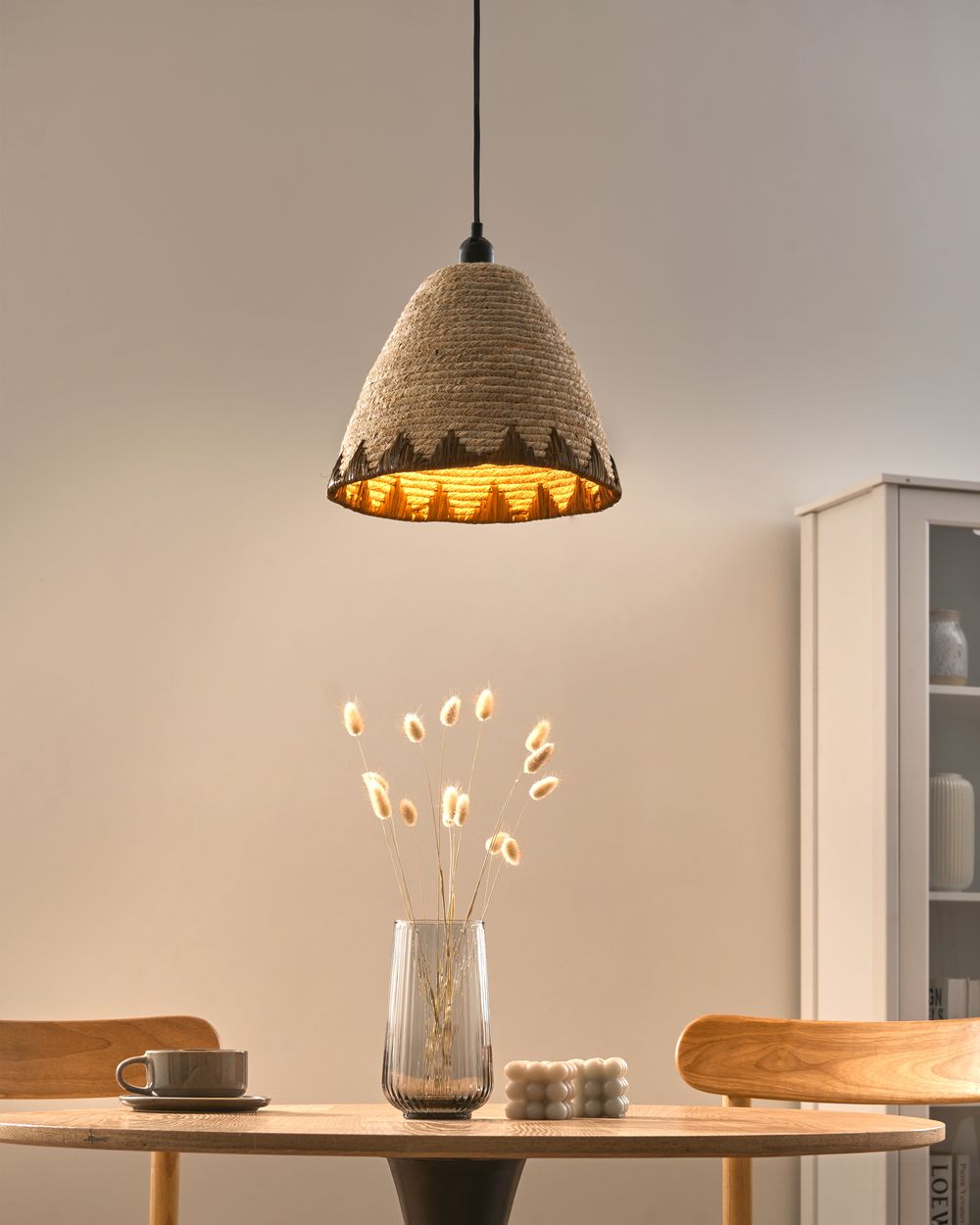 Pendant Lamp INKSI Wicker Natural