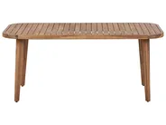 Garden Dining Table PARAGGI 180 cm 90 cm Certified Acacia Wood Brown_928490