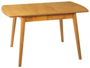 Extending Dining Table TOMS Light Brown 100/130 cm 80 cm_826944