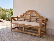 Sittdyna för bänk MARLBORO 151 x 46 cm Beige_1119023