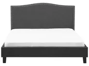 Bed Fabric MONTPELLIER 180 x 200 cm (EU Super King) Dark Grey_708976