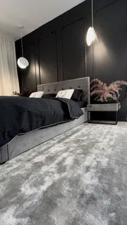 1 Drawer Bedside Table CAIRO Light Grey_867050