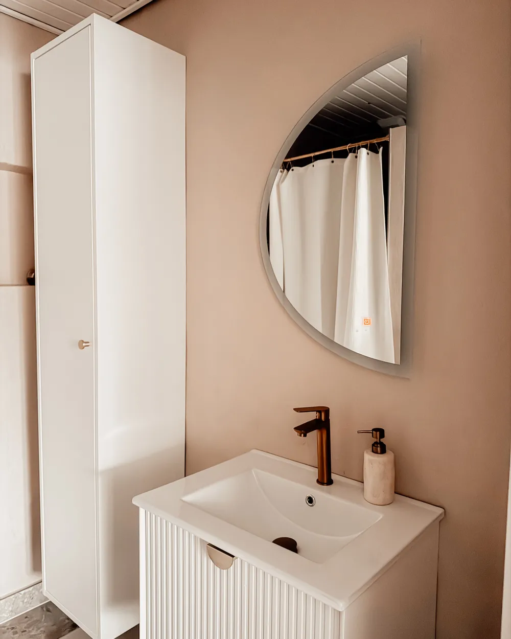 LED Bathroom Mirror BEZONS 49 cm 80 cm Silver_1055245