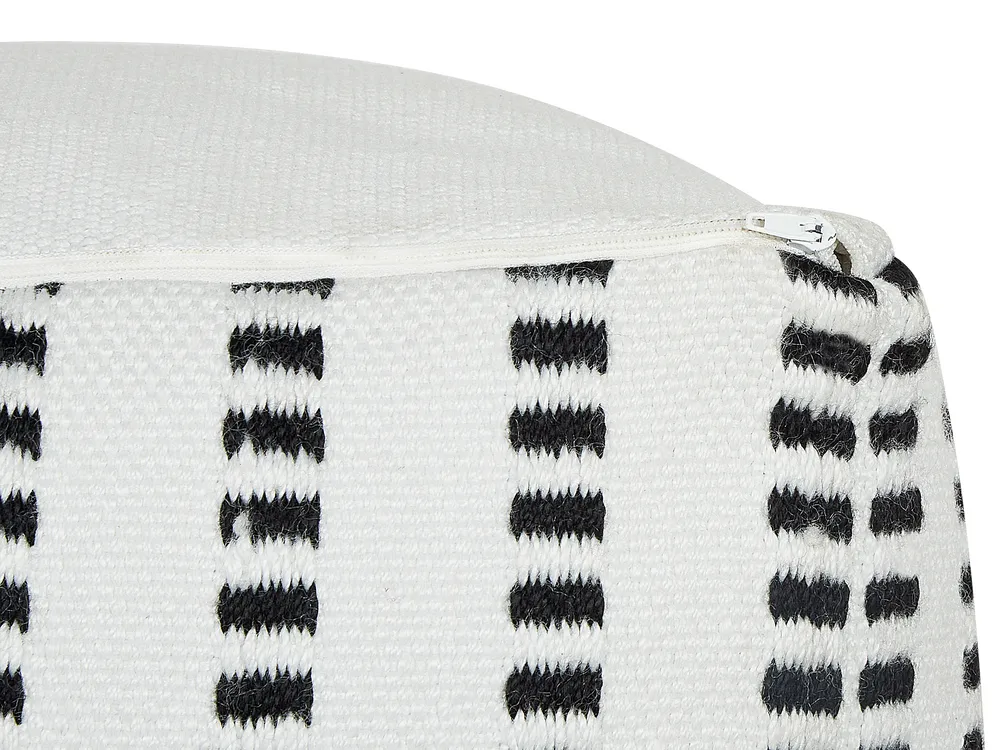 Pouffe GAJAN Fabric White_931685