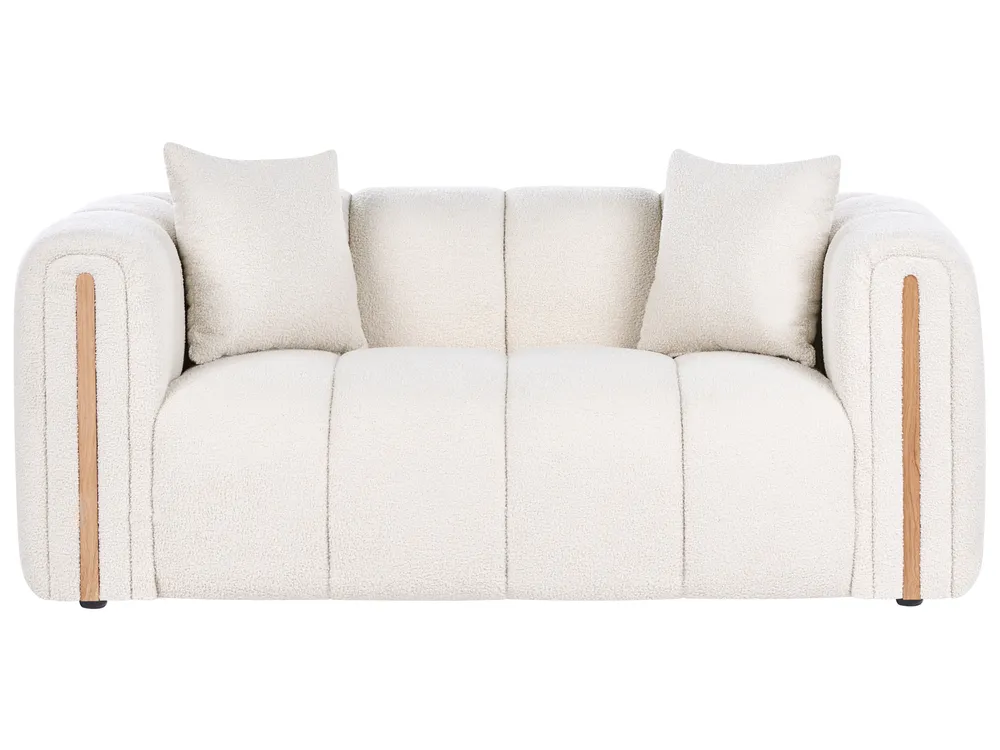 Soffa 2-sits MORSIL Bouclé Off-White_1057325