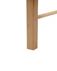 Set of 2 Dining Chairs ALLOS Wood Brown_1049048