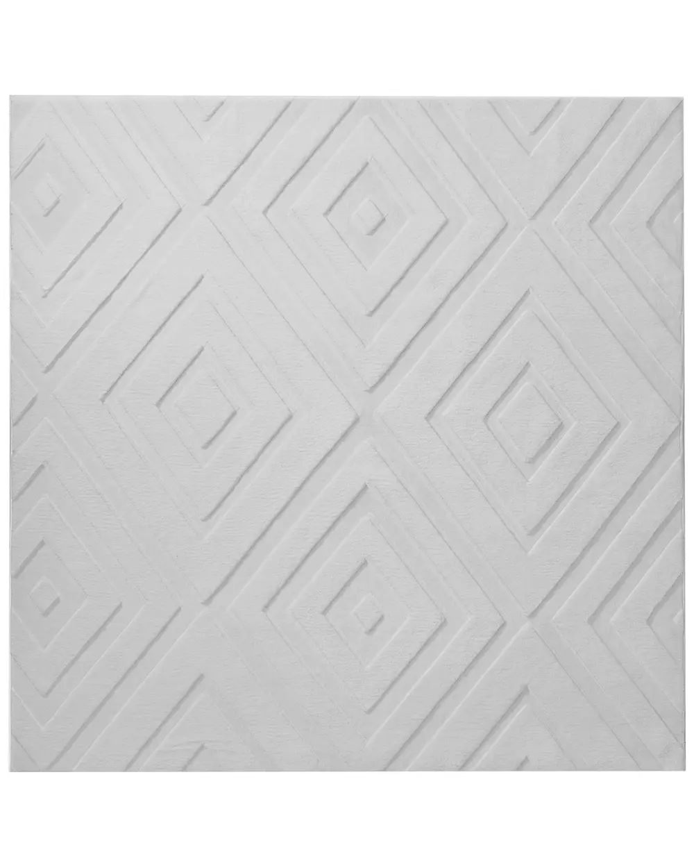 Rug BORAH Light Grey 160 x 160 cm