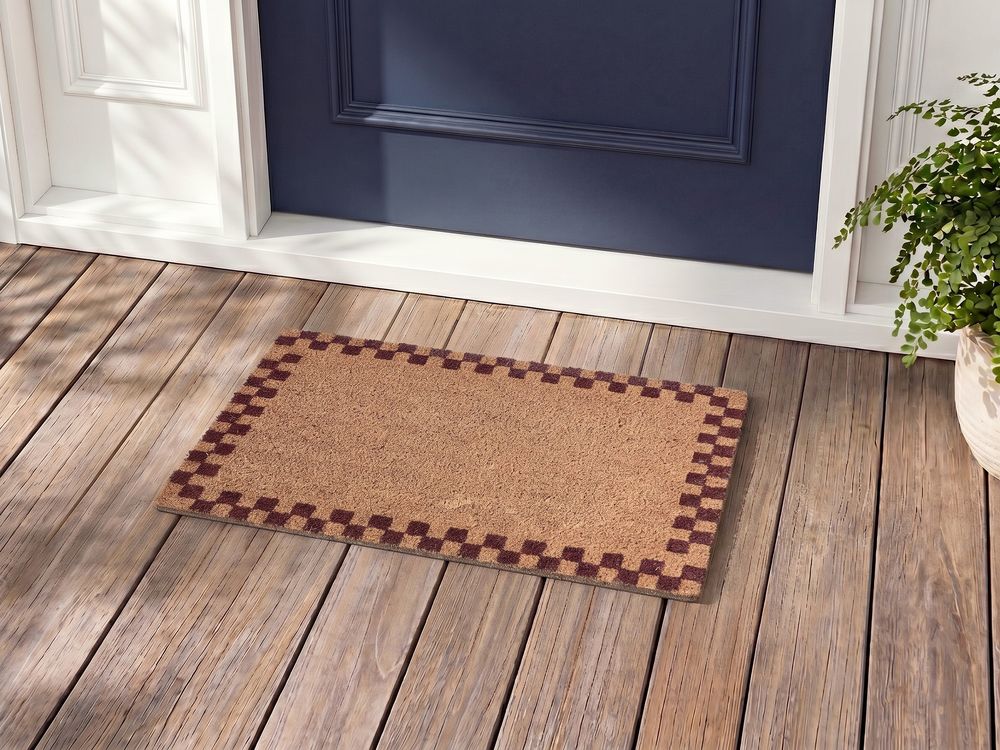 Doormat SAGADA Beige/ Brown 40 x 60 cm Coir