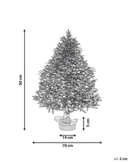 Artificial Snowy Christmas Tree RINGROSE 90 cm Green_813273
