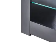 TV Stand with LED ESQUIMALT Black_1030891