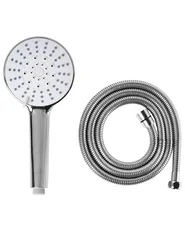 Duschhuvud och slangkit UCHIZA 5 strållägen Silver_989242