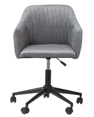 Desk Chair VENICE Velvet Grey_732383