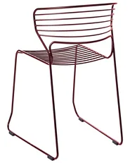 Set of 2 Garden Chairs PISTOIA Metal Red_1049386