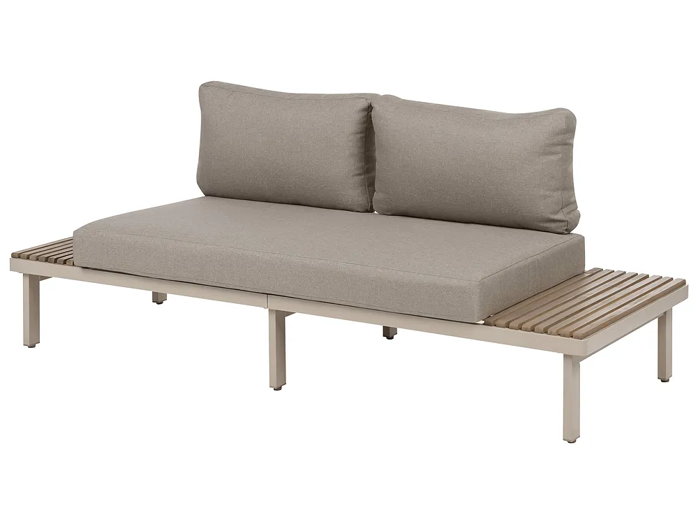 Garden Sofa 2 Seater FIVIZZANO Acacia Wood Beige_1159441