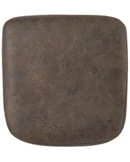Dining Chair YORKVILLE Faux Leather Dark Brown_1075066