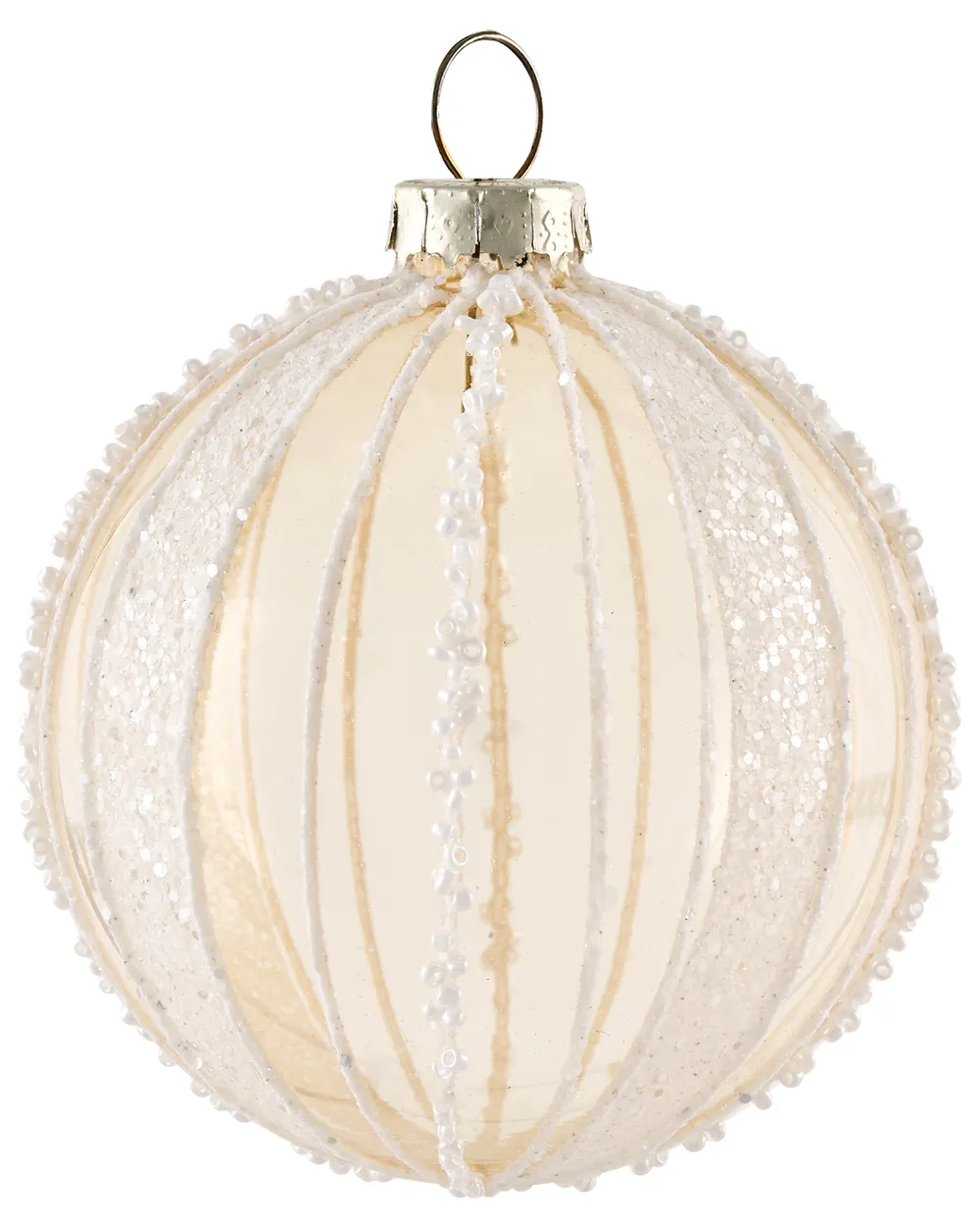 Set of 35 Baubles BLING Glass Gold_1028319