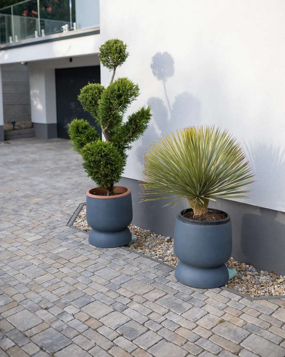 Kukkaruukku ARAUCARIA 42 cm Harmaa_980346