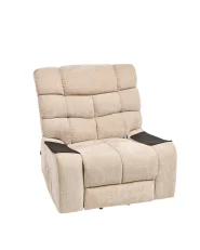 Elektrisk reclinerfåtölj ARES Inklusive fotstöd Beige_938698