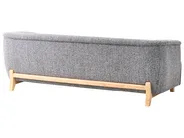 Sofa 3 Seater ALNOR Fabric Dark Grey_1009838