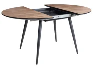 Extending Dining Table SENIAC Brown 110/150 cm 112 cm_975639