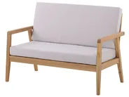 Garden Lounge Set with Table 4 Seater PALLANO Acacia Wood Taupe_777922