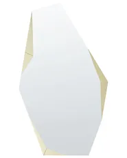 Väggspegel ARGUEL 68 cm 120 cm Guld_947189