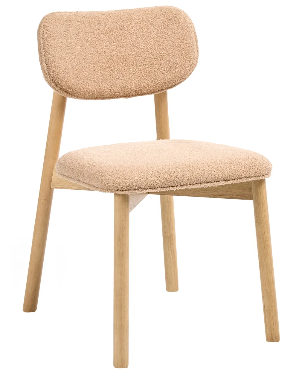Ruokatuolisetti 2 kpl MILLS Buklee Vaaleanruskea/beige_1065938