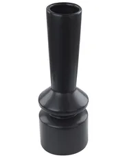 Flower Vase PEANIA 30 cm Ceramic Black_846018
