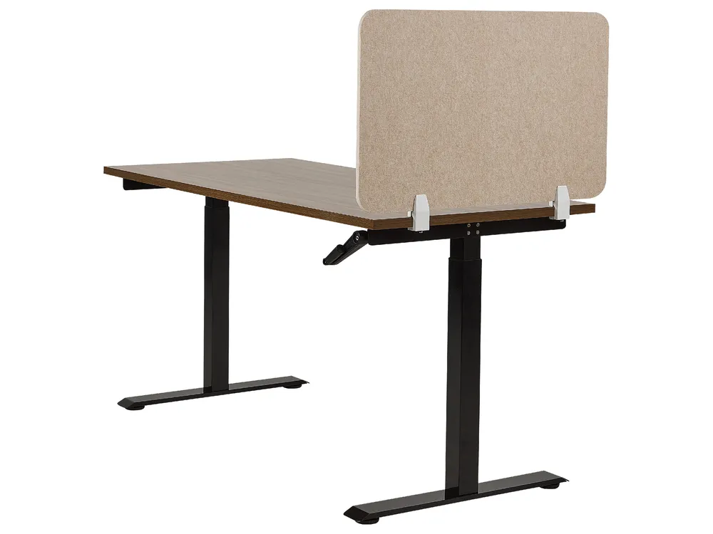 Desk Screen SPLIT 80 x 50 cm Beige_894580