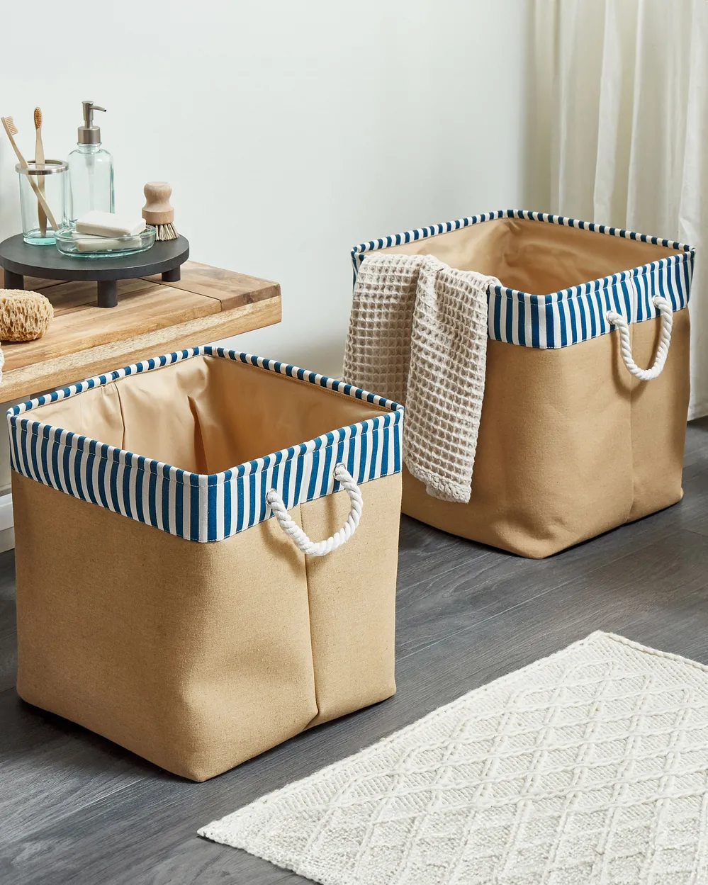Korisetti 2 kpl TUGUL Puuvilla Beige_1079229