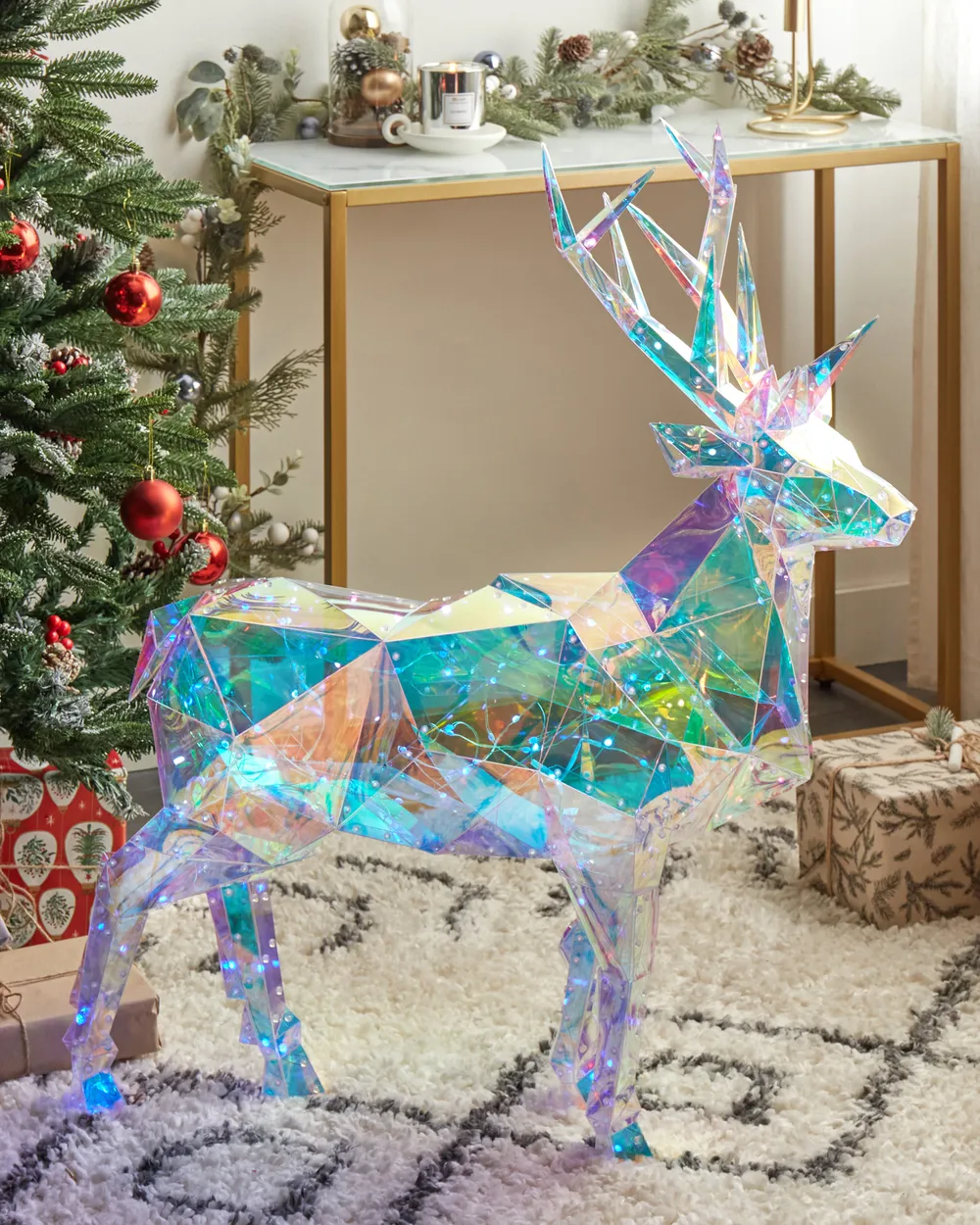 Outdoor Decoration Smart LED with App POLARIS 90 cm Reindeer Multicolour_887160