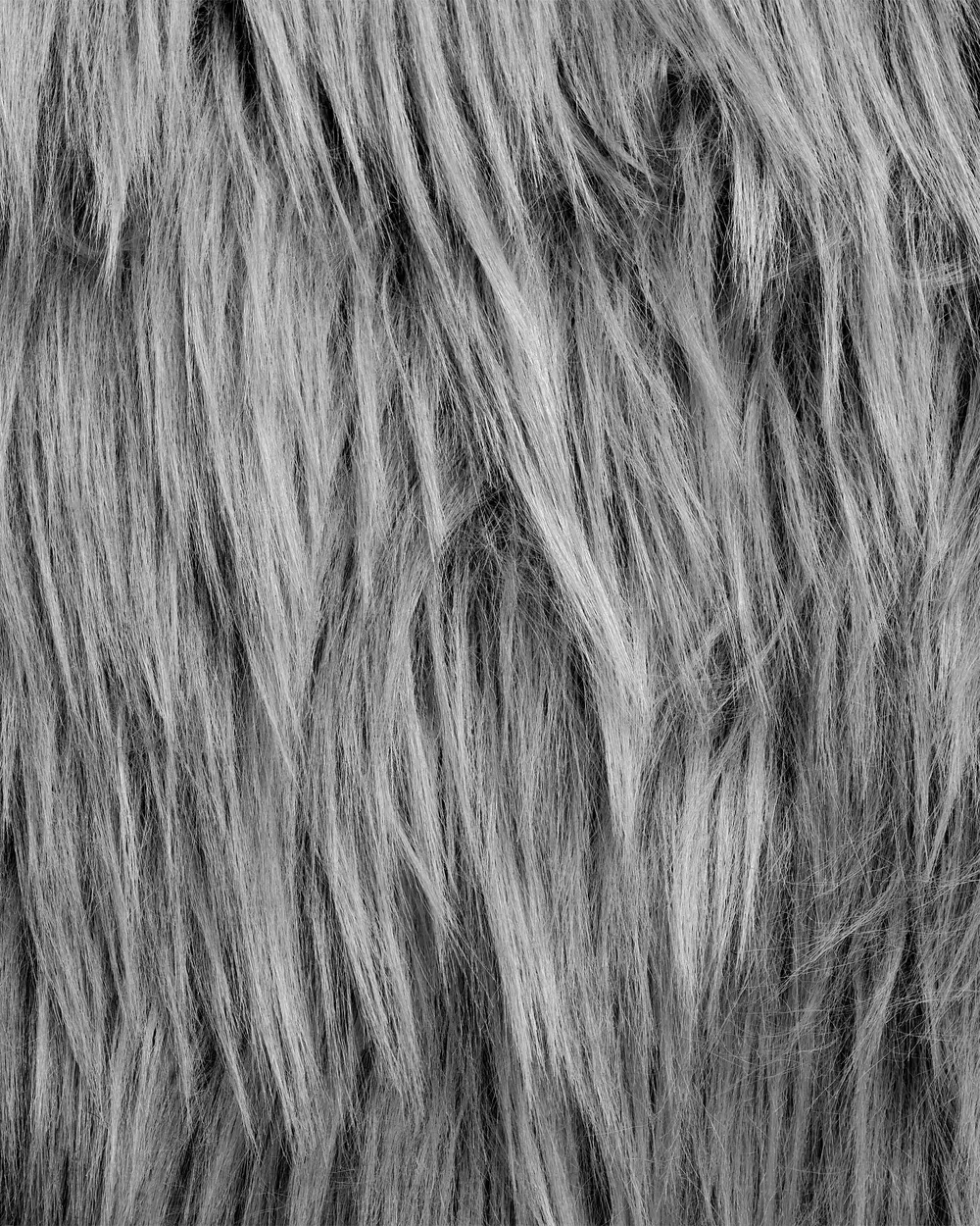 Desk Chair MARGATE Faux Fur Grey_1000255