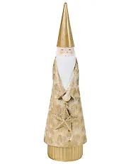 Joulukoristesetti 3 kpl TENNILA 23/31/32 cm Joulupukki Kulta_1175499