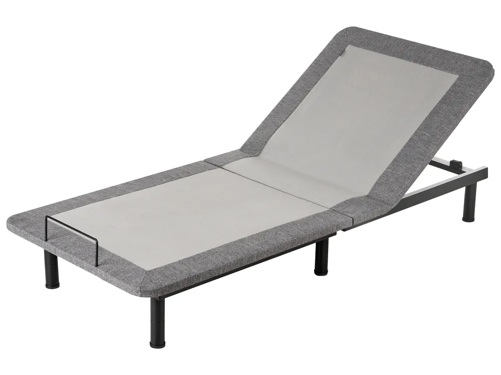 Electric Adjustable Bed Base BRUNOY 80 x 200 cm (EU Small Single) Grey