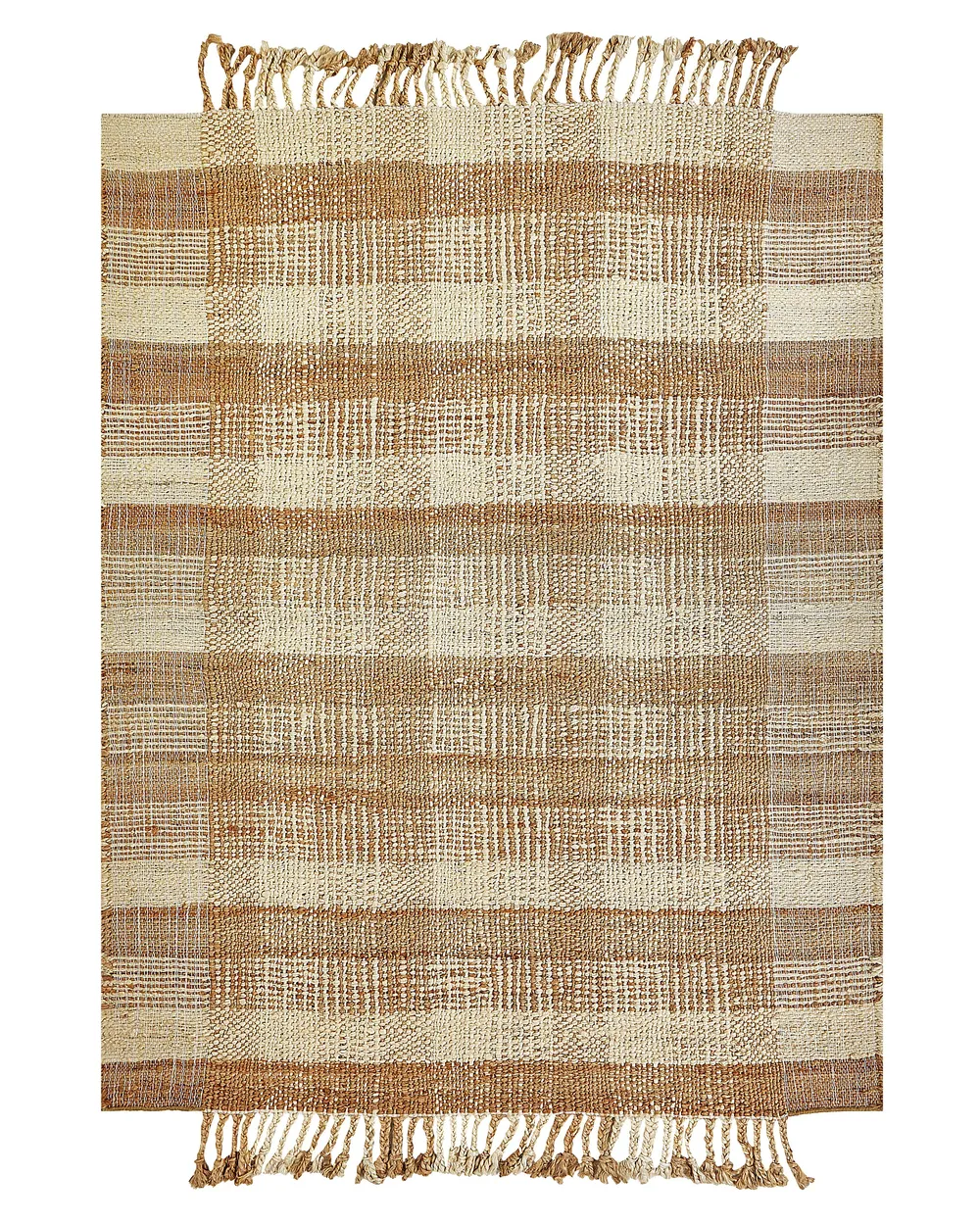 Rug BERISSA Beige 140 x 200 cm Jute