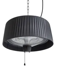 Ripustettava infrapuna-terassilämmitin ASCEA 1500 W Musta_968137