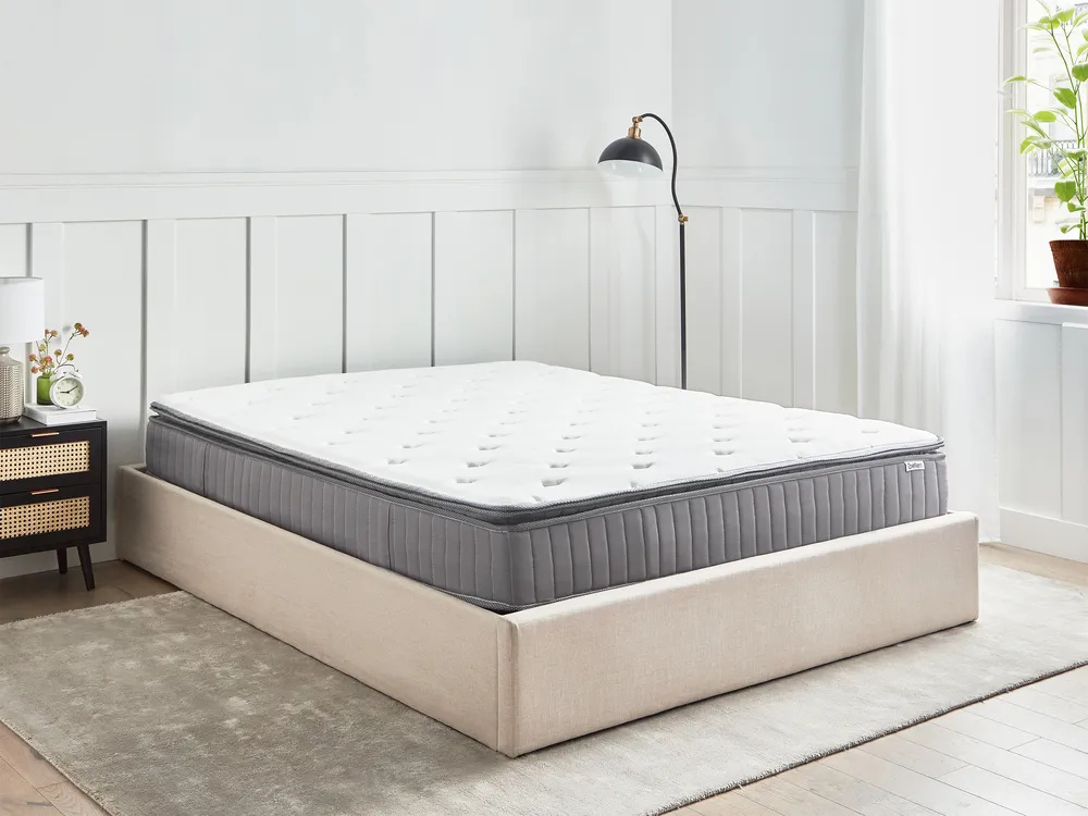 Gel Memory Foam Pocket Spring Mattress COOL HYBRID 7 PRO H3/4 Firm 160 x 200 cm (EU King Size)_949224