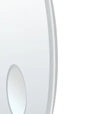 Badrumsspegel med LED FIXIN 80 cm 80 cm med inbyggd Bluetooth-högtalare Silver_932329