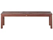 Trädgårdsbänk med dyna TUSCANIA 160 cm Eukalyptusträ Grå_1153832