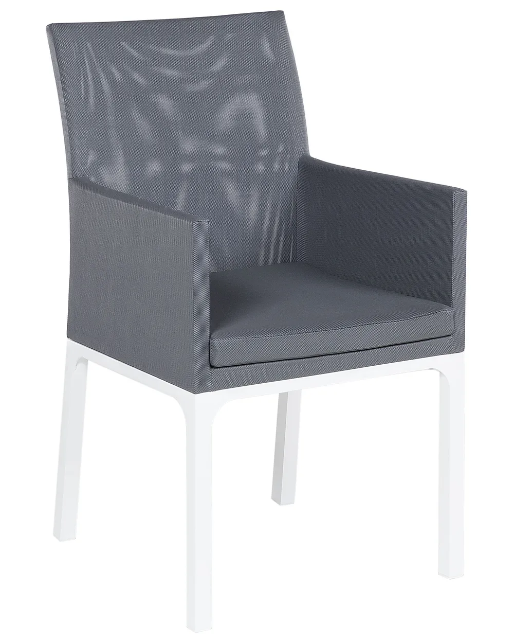 Set of 6 Garden Chairs BACOLI Fabric Dark Grey_825765