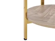 Side Table LOVELL Tempered Glass Gold_937295