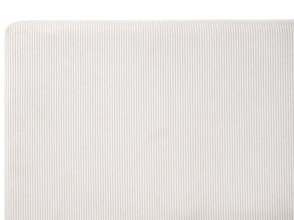 Sänky säilytystilalla LILLEBONNE Vakosametti Vaaleanbeige 160 x 200 cm_1064322