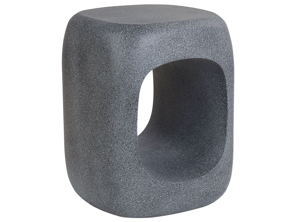 Side Table PELMO 33 cm 33 cm Marble Effect Grey