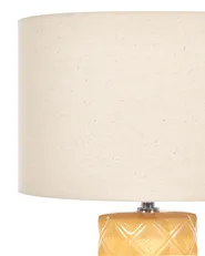 Bordslampa BALONNE Keramik Gul_822849