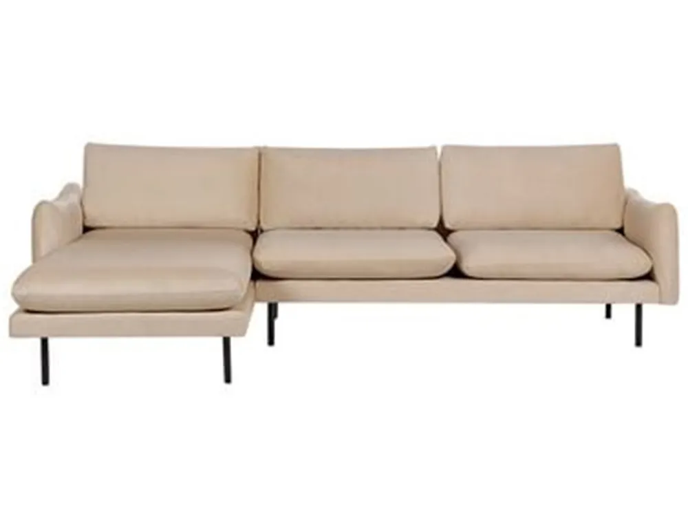 Kulmasohva VINTERBRO Sametti Beige Oikea_1183791