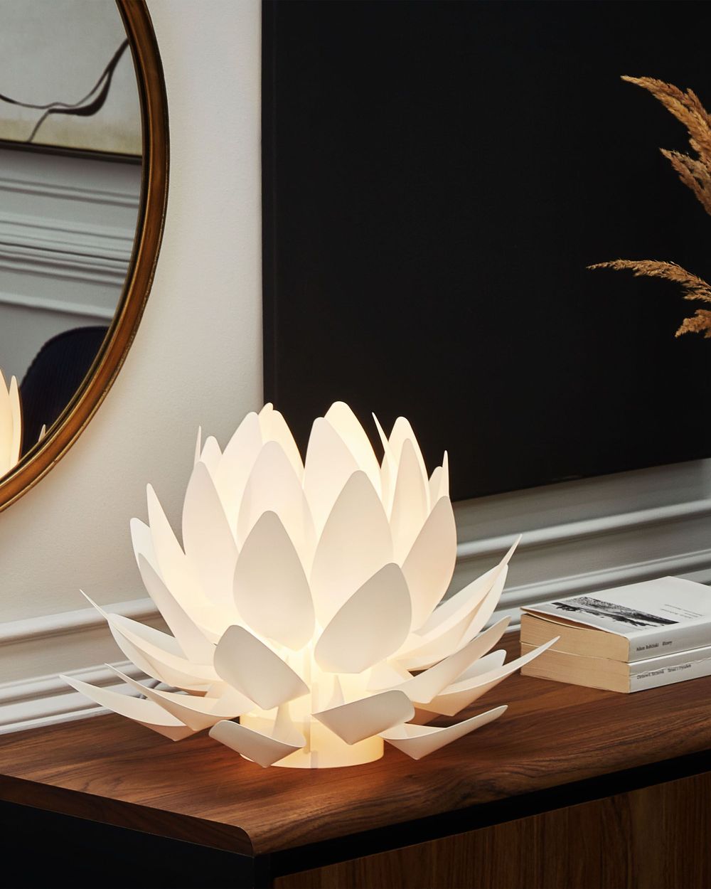 Table Lamp Flower MUSONE White