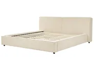 Sänky vakosametti LINARDS 180 x 200 cm Beige_876130