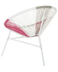 Garden Chair ACAPULCO PE Rattan Fuchsia Pink_718118